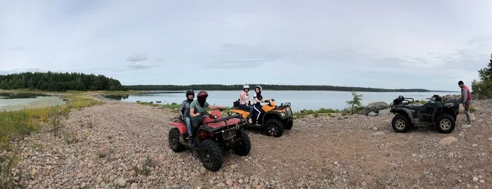 Okunevaya, St. Petersburg and Leningrad. region. Ride a quad bike - My, ATV, Chalet, Relaxation, Deception