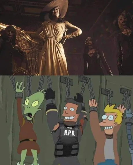 Snu Snu - 9GAG, Futurama, Memes, Resident Evil 8: Village, Lady Dimitrescu - Resident Evil, Sleep-Sleep