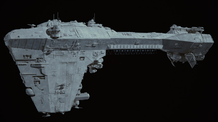 Imperial Nebulon Star Frigate Star Wars, 3D , Ansel Hsiao, 
