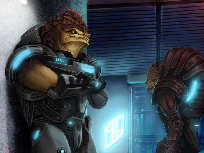 Commission - Cold Suspicions - Mass effect, Grunt, Urdnot Rex