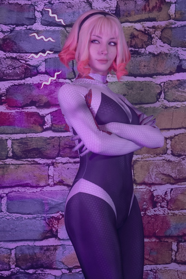 ShiroKitsune – Spider Gwen - NSFW, Гвен Стейси, Человек-Паук, Косплей, Эротика, Сиськи, Пирсинг, Длиннопост