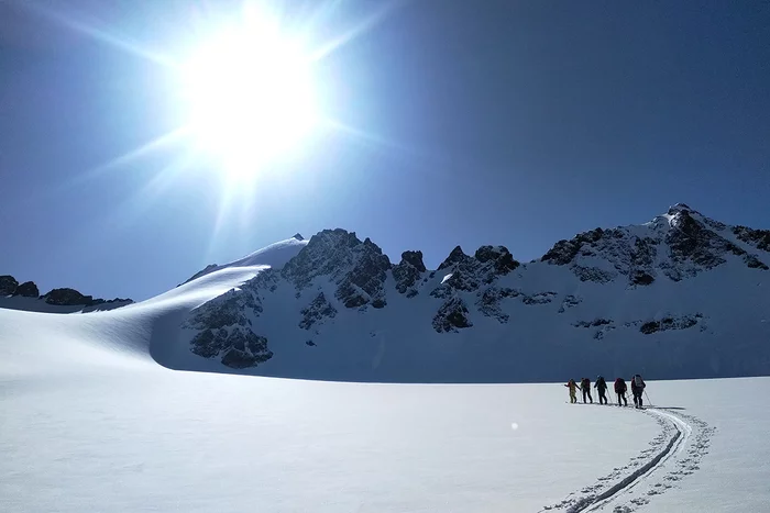 Ski touring in Kyrgyzstan, part 1 - My, Skitour, The mountains, Skis, Kyrgyzstan, Backcountry, Video, Longpost