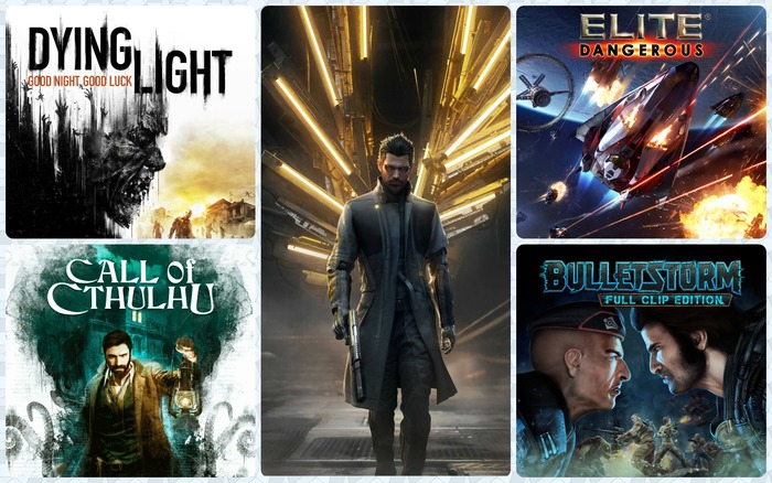 Розыгрыш Deus Ex Mankind Divided и ещё 4-х игр