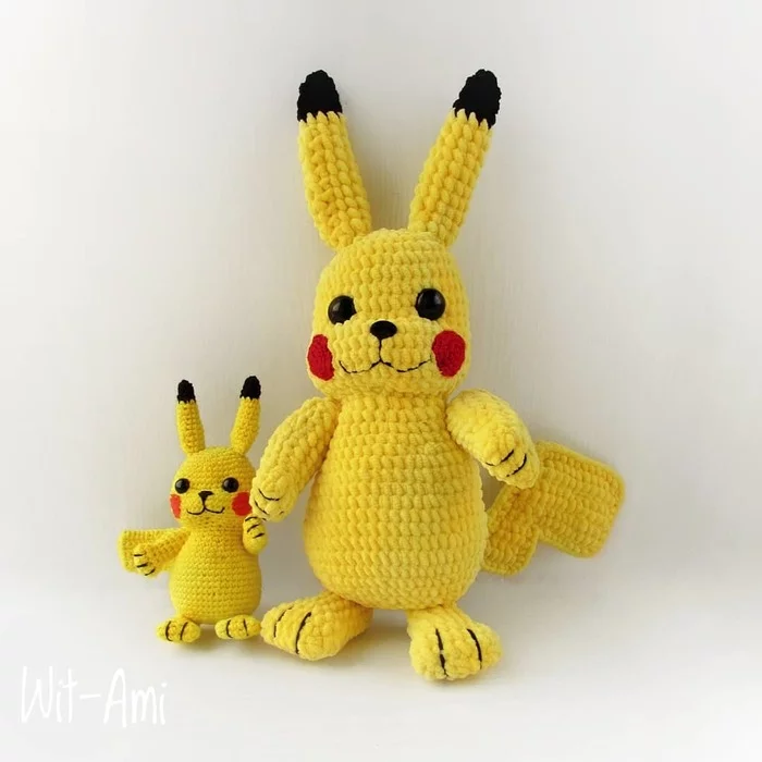 Pikachu I Choose You! - My, Crochet, Knitted toys, Plush Toys, Needlework, Creation, Friday tag is mine, Pikachu, Pokemon, Longpost, , Needlework without process