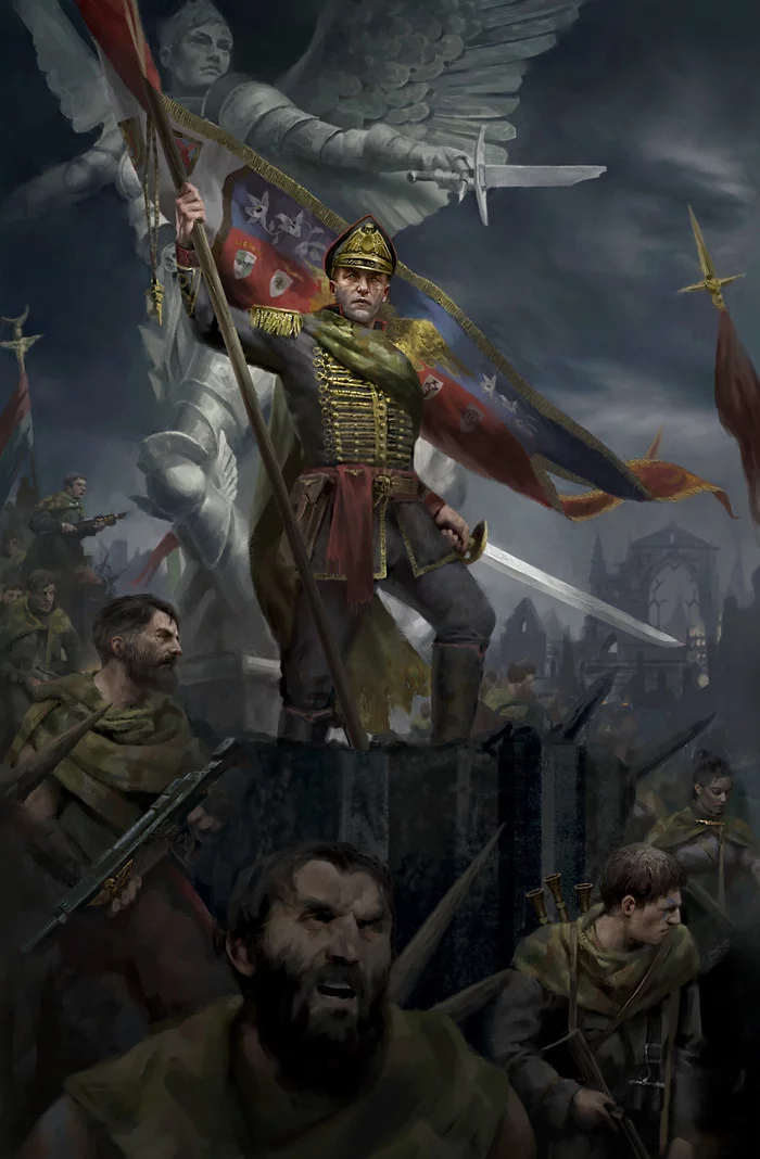 Танитский Первый и Единственный - Warhammer 40k, Wh Art, Арт, Комиссар, Комиссар гаунт, Имперская гвардия