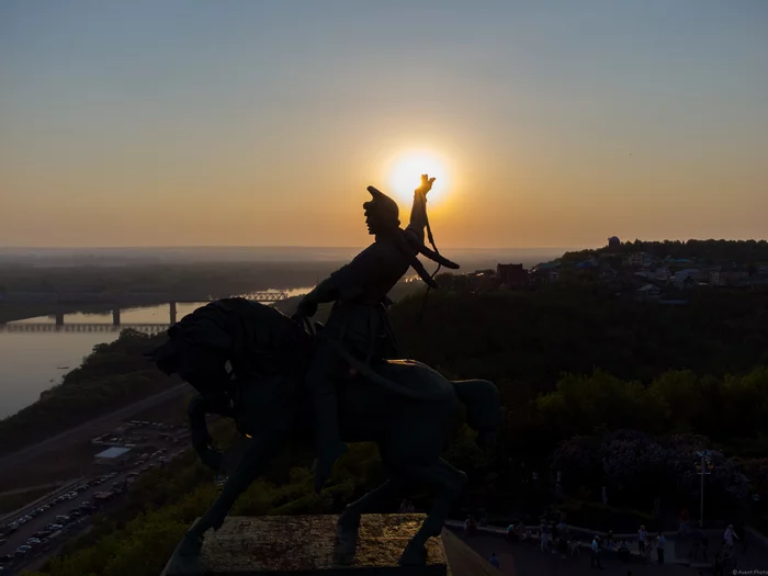 Sunset Rider - My, Ufa, Bashkortostan, Aerial photography, Dji, Sunset