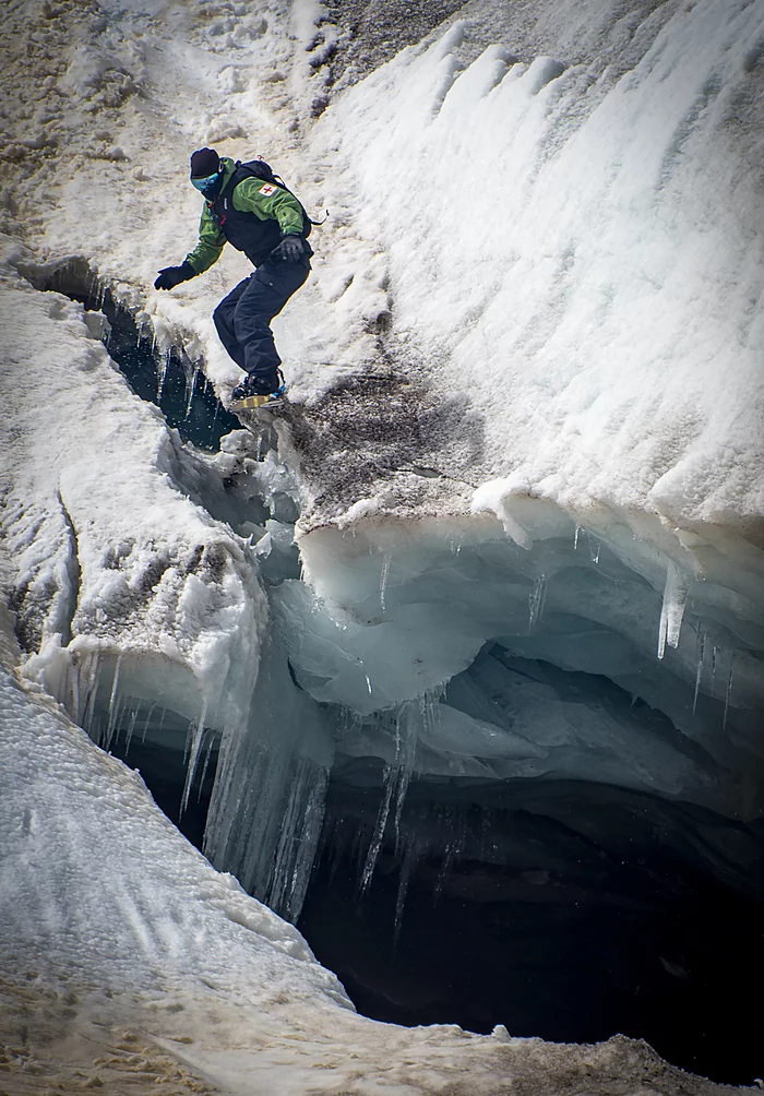 Do you want to ride? Go and ride! - My, The mountains, Elbrus, Freeride, Snowboard, The photo