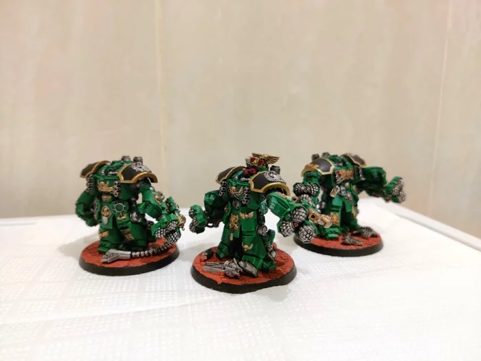 Koloboks rolled - My, Salamander, Space Marine, Warhammer 40k, Painting miniatures, Longpost