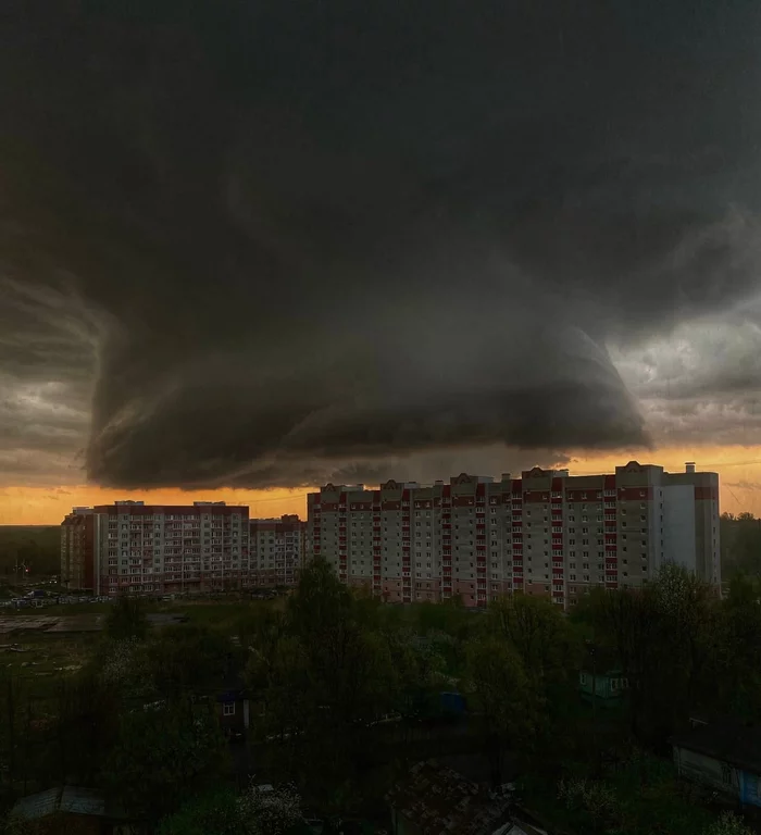 Градовая воронка, Ярославль - Природа, Град, Ярославль, Фотография, Город, Погода, Длиннопост