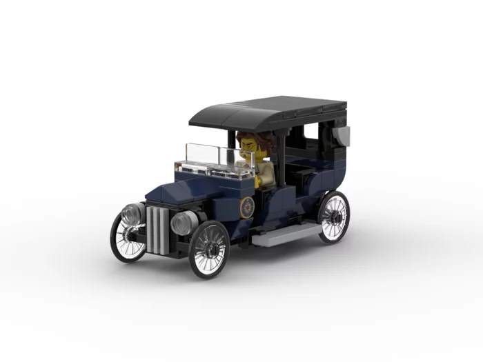 Vintage lego car (again) - My, Lego, Constructor, Homemade, Longpost, Moc