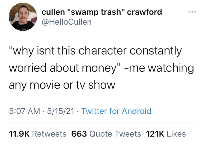 Really - Twitter, Screenshot, Money, Translation, Movies