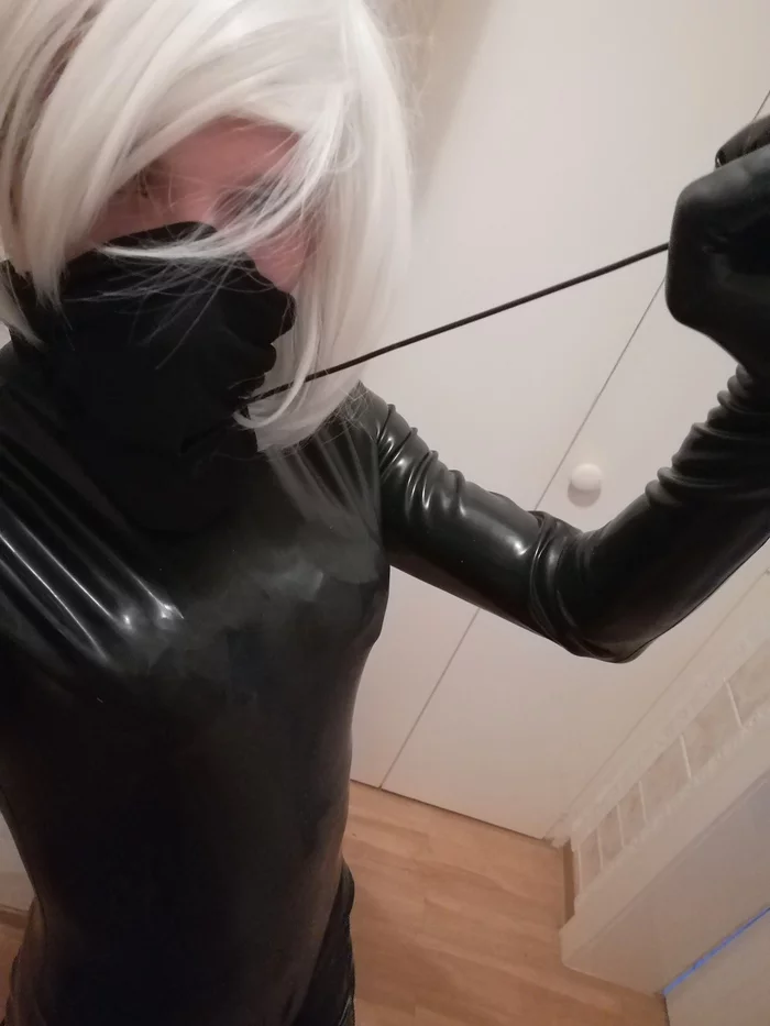 Latex slave (video) - My, Its a trap!, Elfslut2, Femboy, Longpost, Trap IRL, Trap my, Video