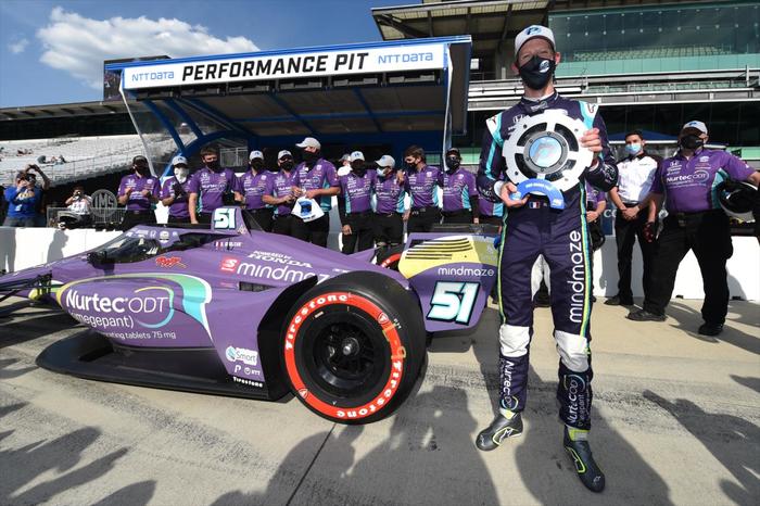 First pole and first podium for Roman Grosjean in the Indycar - Автоспорт, Indycar, Romain Grosjean, Longpost