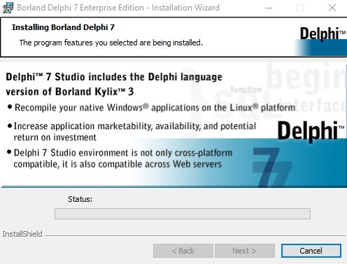 Program installation (Delphi 7) - My, Installation, Program, Delphi Borland 7