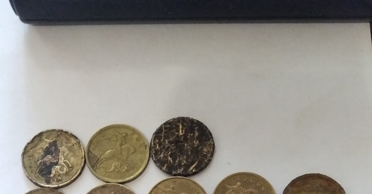 Collection of found coins - My, Coin, 10 kopecks, 50 kopecks, Habits, Road to work, Longpost