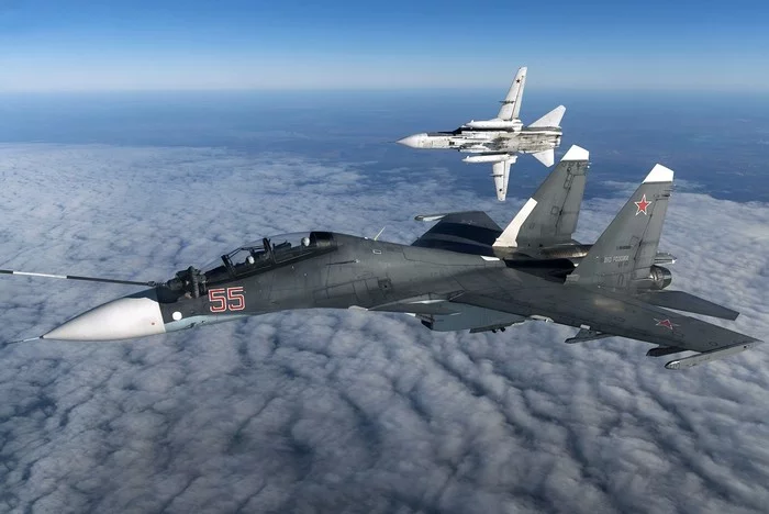 Refueling Su-30SM - Aviation, Su-30cm, Vks, Airplane