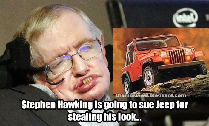 Breaking news! - Black humor, Stephen Hawking, Jeep, Court