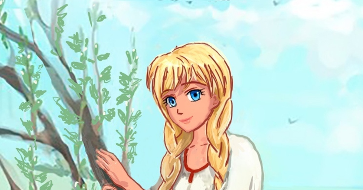 Beautiful forest sorceress - Endless summer, Visual novel, Glorifying, Herbalist, Art, Fan art