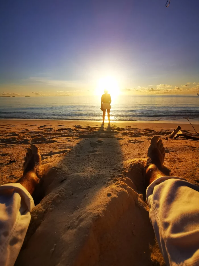 Heavenly place - My, The photo, Sunset, Beach