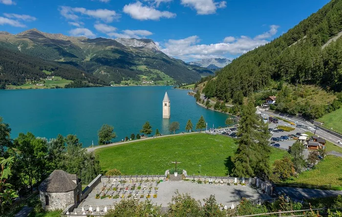 In Italy, a village flooded more than 70 years ago emerged from under the water - Archeology, The Lost City, Italy, Ruin, Longpost