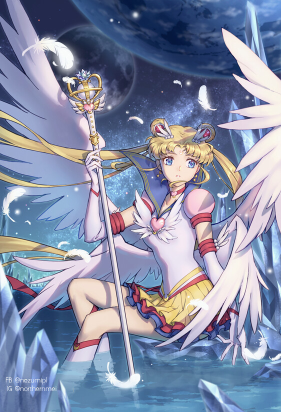 Eternal Sailor Moon - Sailor Moon, Anime art, Anime, Wings