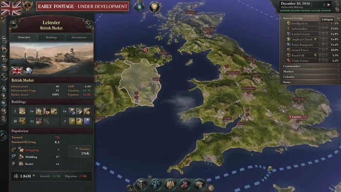 Victoria 3 - Dev Diary #90 - Update 1.3.5 changelog