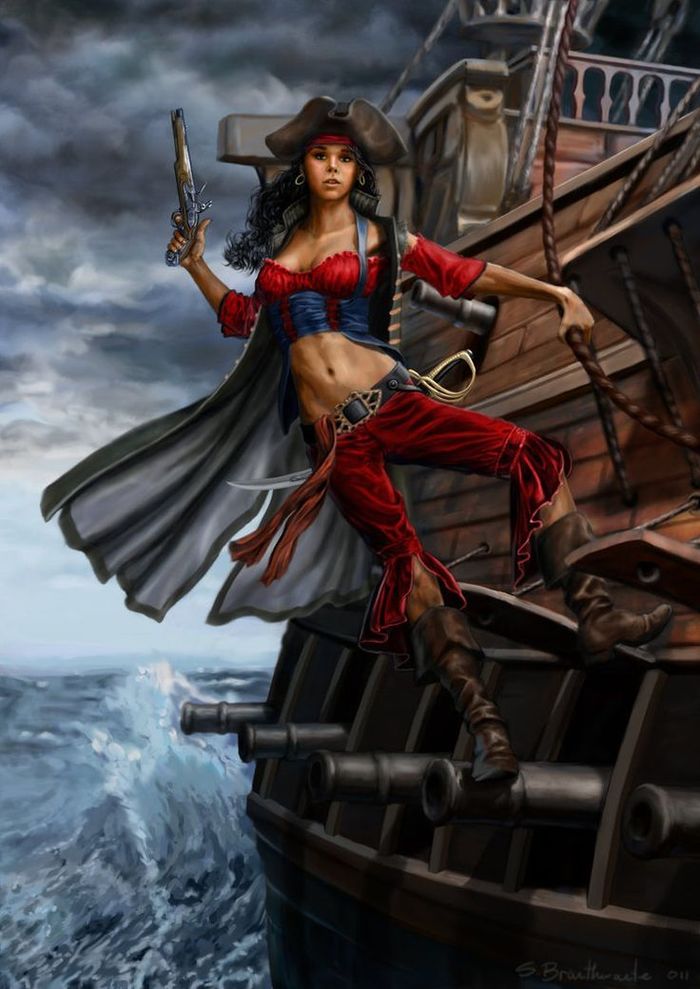 Put him in a bed with a captain's daughter , , , , 