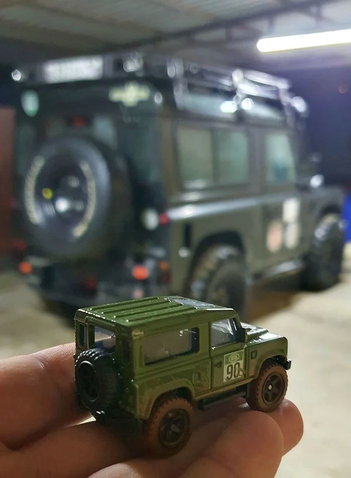 Defenderchik - My, Land rover, , Jeep, Modeling, Defender