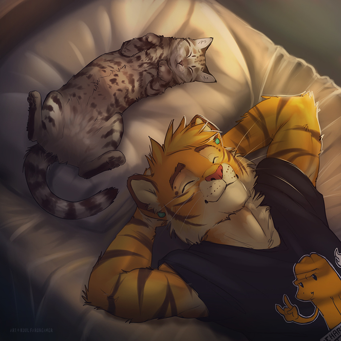  , , Furry Art, Furry Feline, Furry Tiger, , Koul Fardreamer