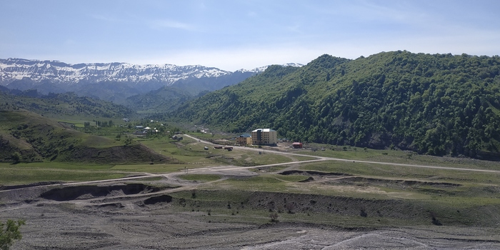 В заказнике Чильдухтарон Природа, Горы, Весна, Таджикистан, Длиннопост