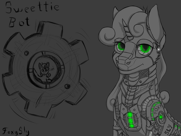 Sweetie Bot My Little Pony, , Fallout: Equestria, Sweetie Bot