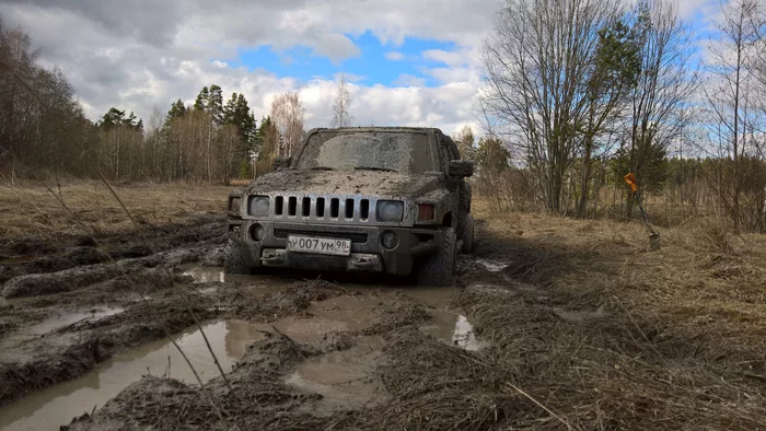 When there is no experience, or a trip to the country in the spring - My, Drive, Russia, Dacha, Off road, Offroad, Карелия, Video, Longpost, Video blog