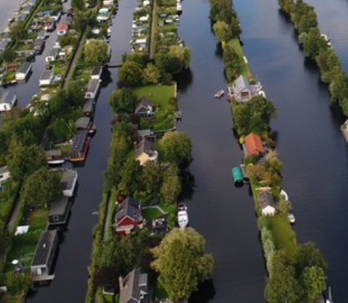Wonderful place - Village, Twitter, ribbon, beauty, Longpost, Netherlands, Netherlands (Holland)