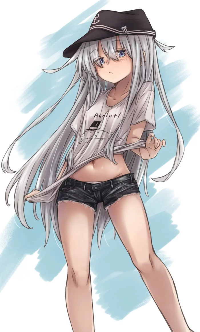 Shorts - Kantai collection, Hibiki, Anime art, Anime, Games, Shorts