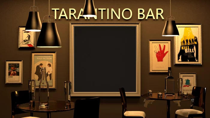 3D fan video of Quentin Tarantino movies! - My, Quentin Tarantino, Movies, Cinema, Video