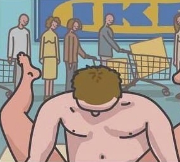 Make yourself at home - NSFW, Men, Girls, Humor, IKEA, Longpost