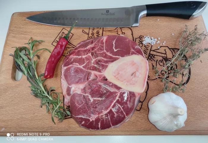 Ossobuco sous vide vs ossobuco classic + gremolata - My, Sousvid, Steak, Meat, Ossobuko, Men's cooking, Cooking, Recipe, Beef, Longpost