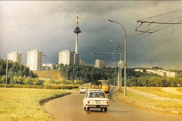 Вильнюс, 1980 - Моё, Вильнюс, Было-Стало, Старое фото, 80-е, Литва