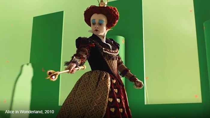 Alice in Wonderland before and after special effects - My, Alice in Wonderland, Behind the scenes, How was filmed, Before and after VFX, Johnny Depp, Tim Burton, Computer graphics, Movies, , Photos from filming, Longpost