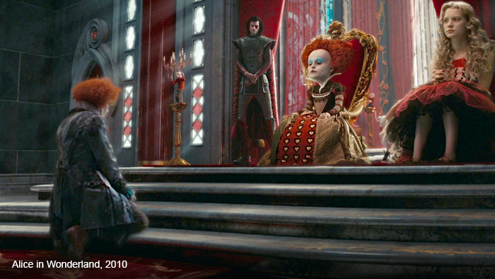 Alice in Wonderland before and after special effects - My, Alice in Wonderland, Behind the scenes, How was filmed, Before and after VFX, Johnny Depp, Tim Burton, Computer graphics, Movies, , Photos from filming, Longpost