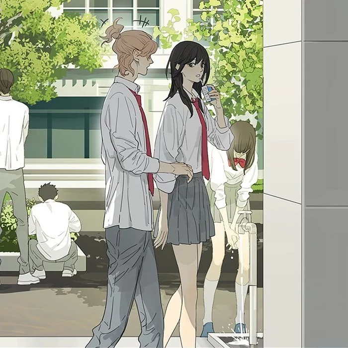 During break - Manhua, Comics, School, Romance, Longpost, 