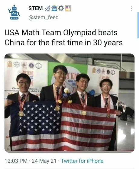 Champions - Olympiad, USA, China, Winners, Chinese, Repeat, 2017, Fake news, , Screenshot