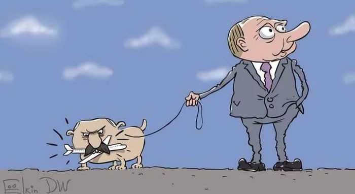 Когда пёс без намордника - Политика, Карикатура, Ёлкин, Картинки, Юмор, Сатира, Республика Беларусь, Александр Лукашенко, , Владимир Путин