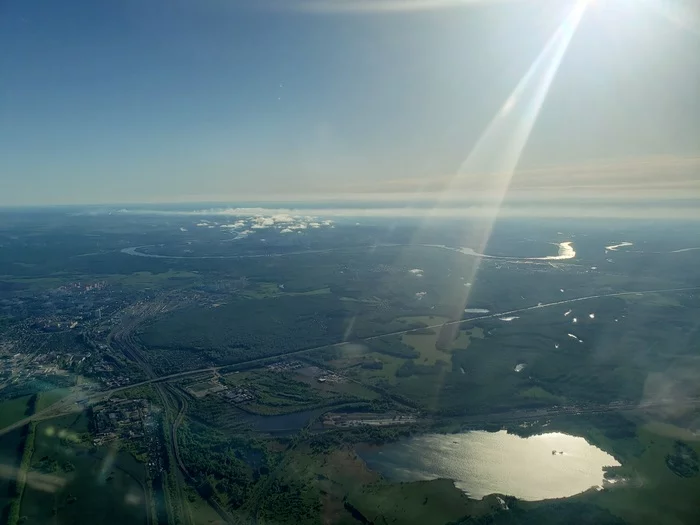 Probably missed, but the work is not cranking - My, The photo, Aviation, Photo on sneaker, Airplane, View from the plane, Longpost