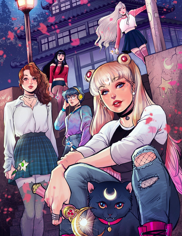 "Guardians of the galaxy" Sailor Moon, , Anime Art