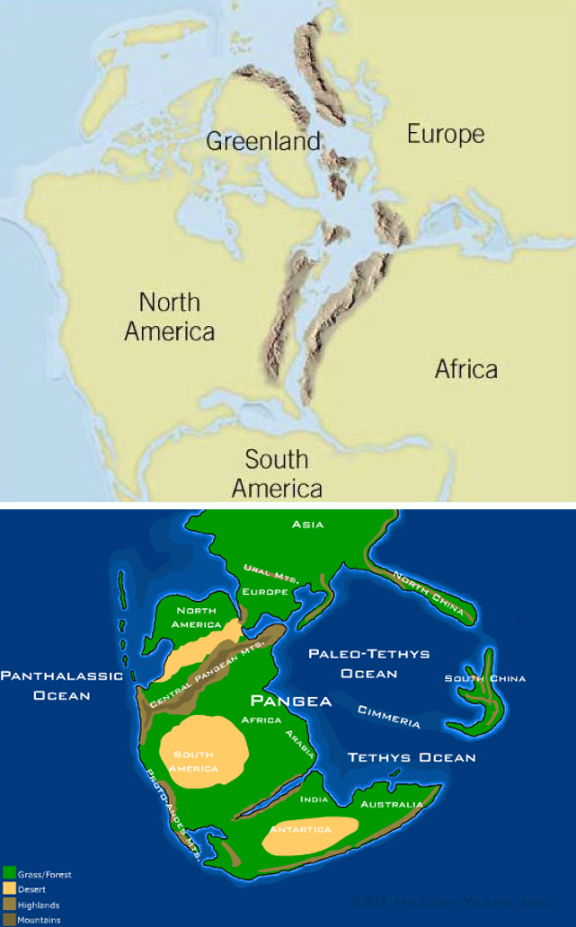 From Florida to the Kola Peninsula: the great mountains of Pangea - My, The mountains, Permian period, Spine, Pangaea