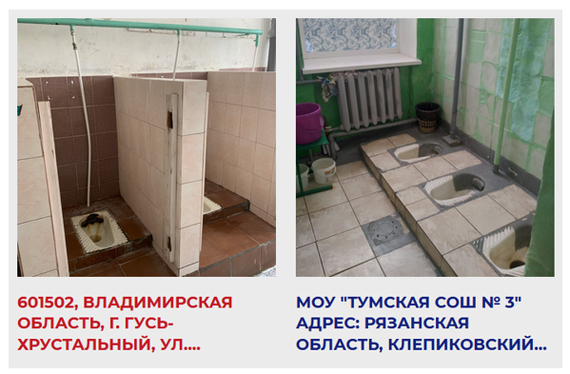 Domestos launched a competition in Russia for the dirtiest school toilet. The winner is promised repairs - School, Toilet, Competition, Repair, Domestos, Longpost, Negative, Devastation