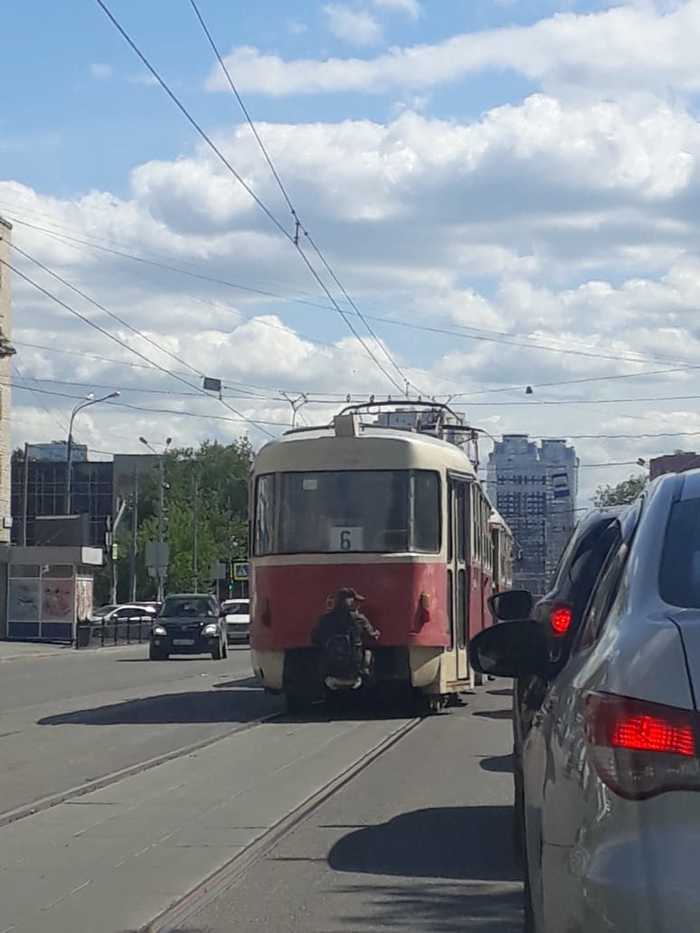 Tram - My, Tram, Stowaways, Yekaterinburg