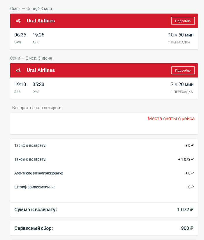 Возврат билетов OneTwoTrip Onetwotrip, Вопрос, Длиннопост, Без рейтинга, Возврат денег
