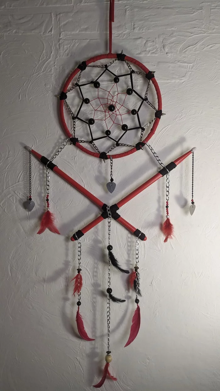 How to make an informal dream catcher? - Dreamcatcher, , Informal, Unusual, Longpost, Needlework, Link, Needlework without process